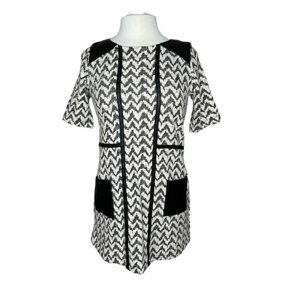 Anthropologie Hida Chevron Tunic Top Mini Dress NEW - Picture 3 of 13